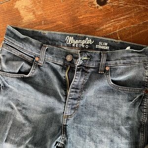 Wrangler retro barley worn